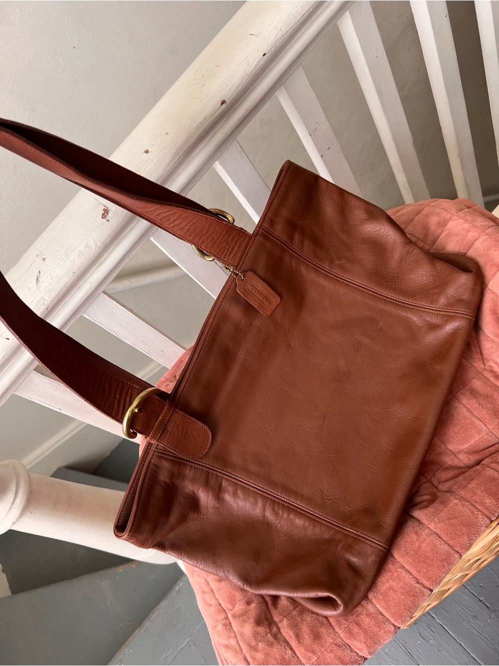 Coach vintage Tote Bag in Rich Cognac Brown